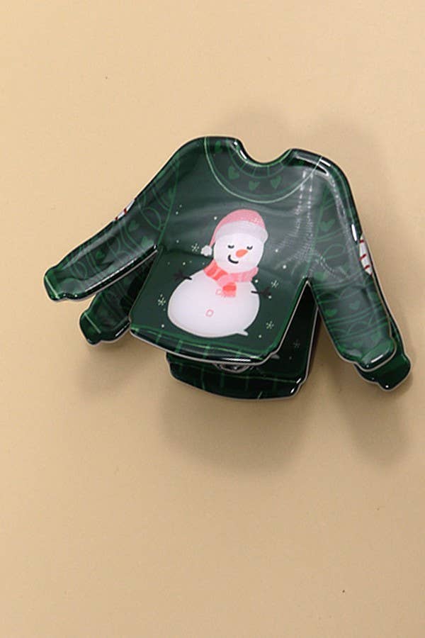 Ugly Sweater Claw Clip
