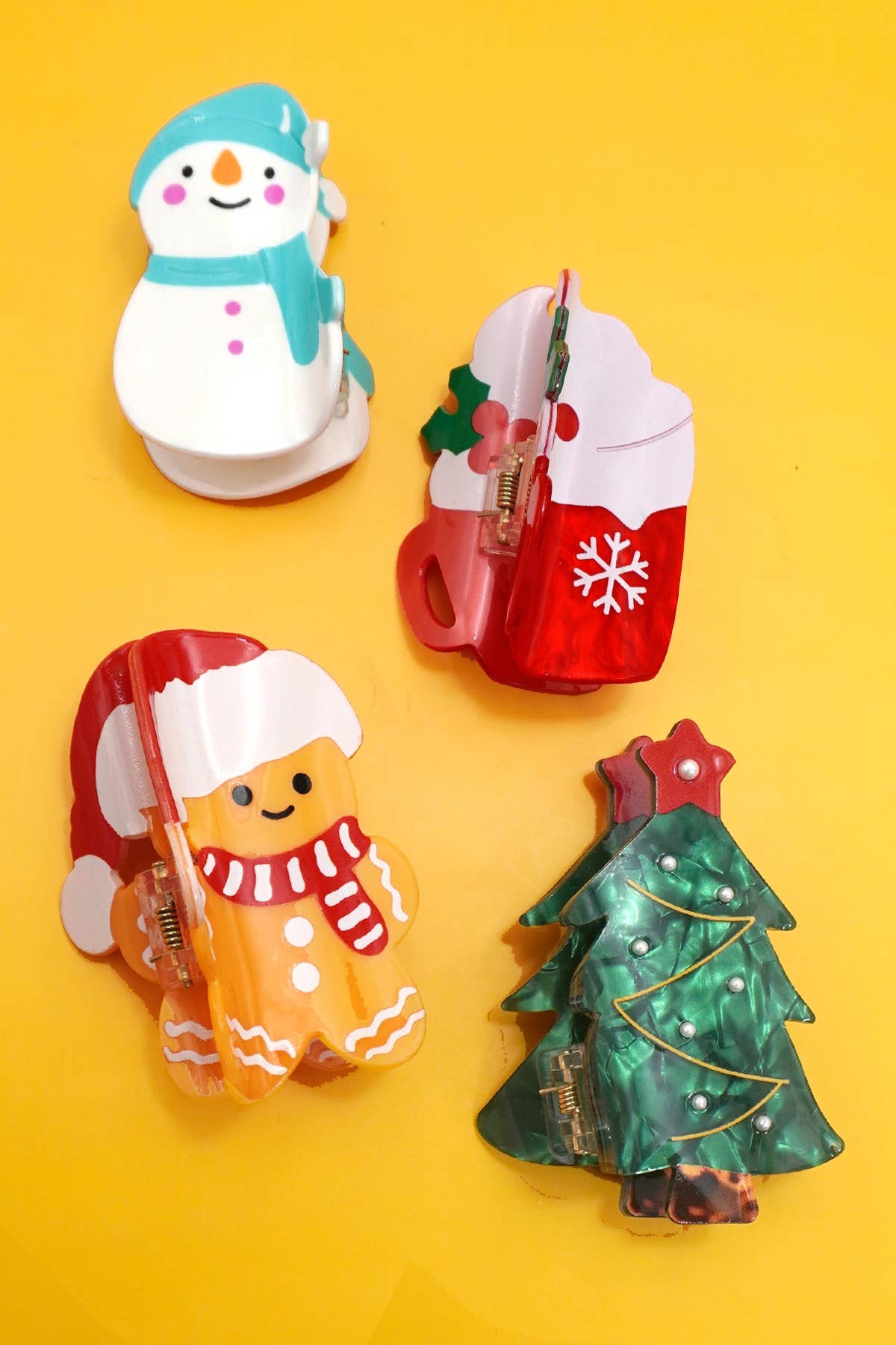 Christmas Claw Clips