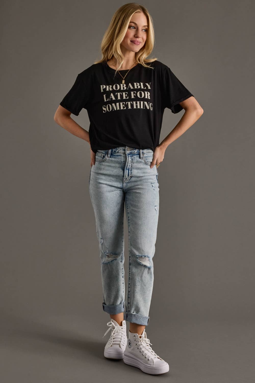 Probably Late For Something Tee