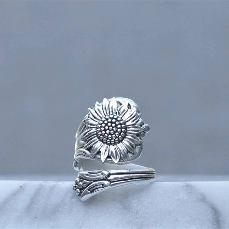 Boho Floral Rings
