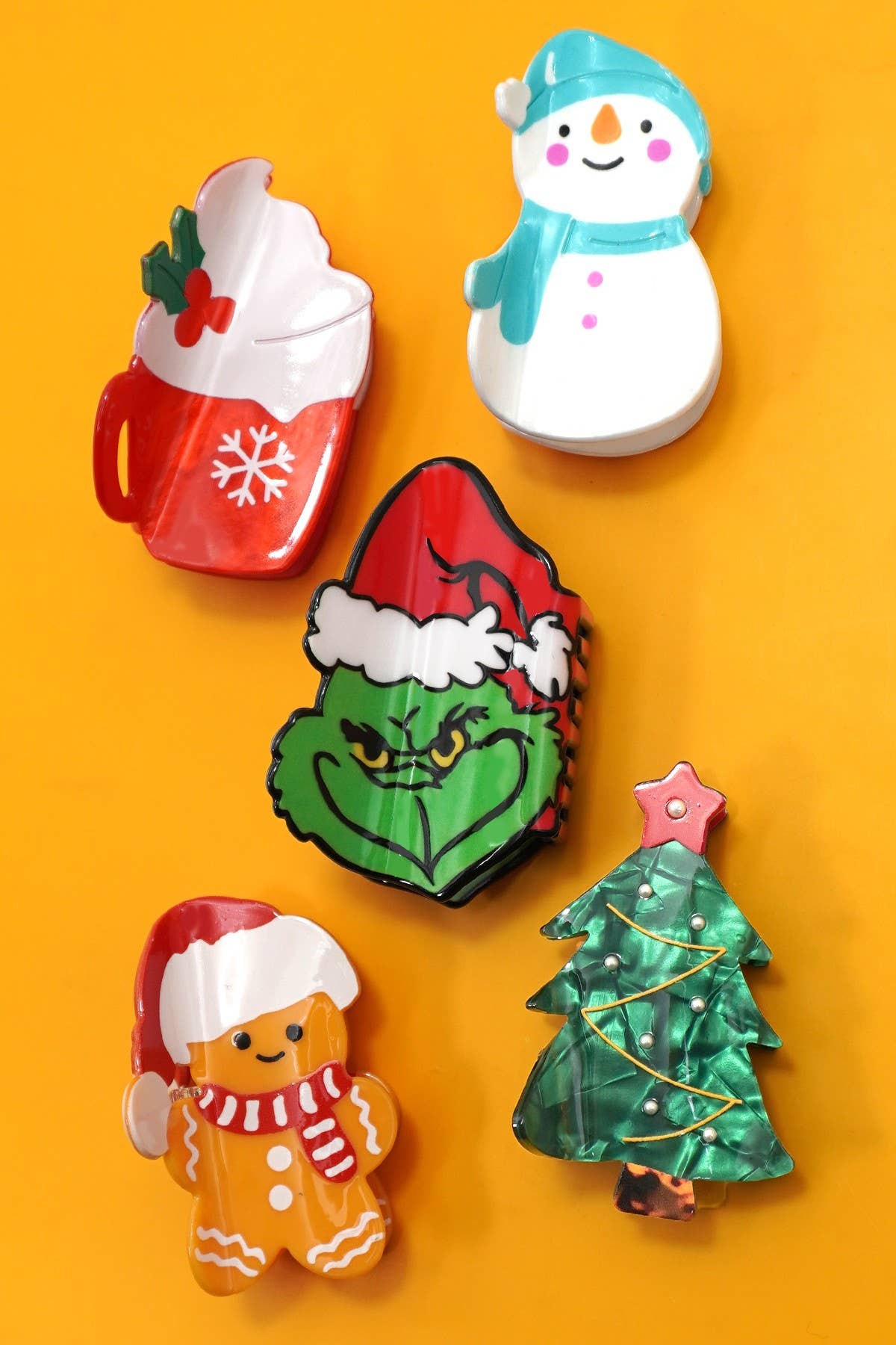 Christmas Claw Clips