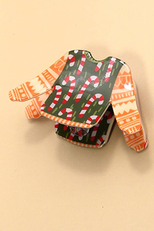 Ugly Sweater Claw Clip