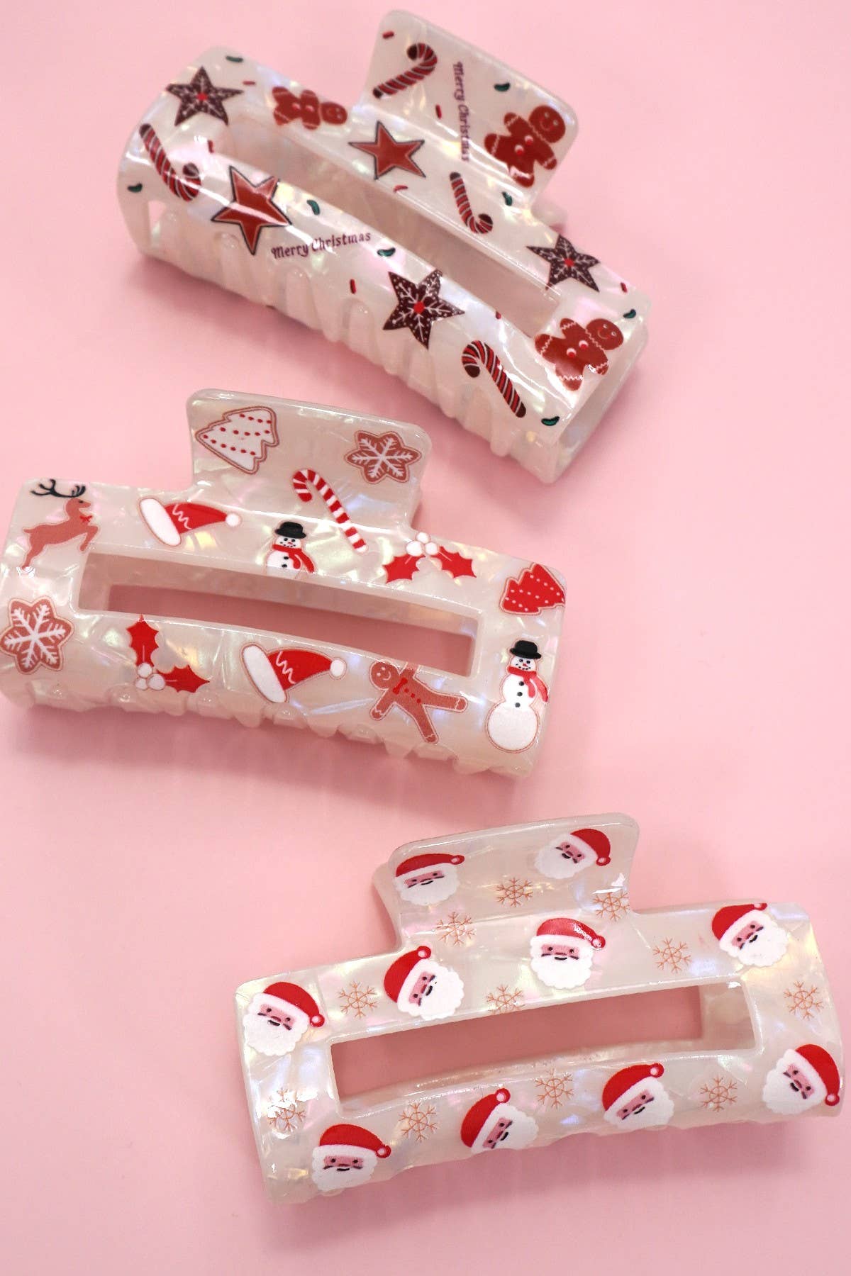 Xmas Claw Clip