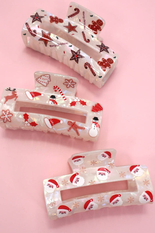 Xmas Claw Clip